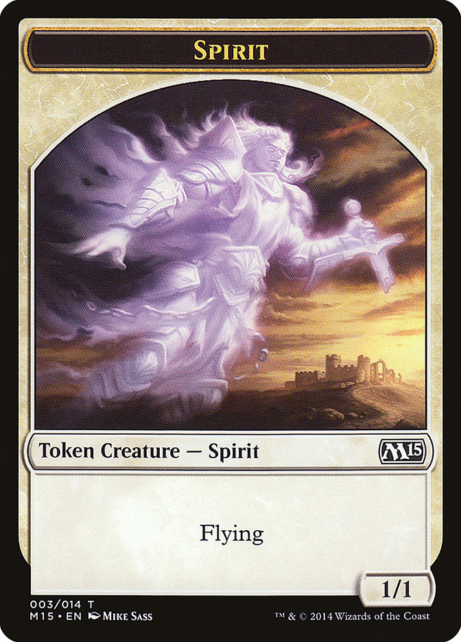 Spirit Token [Magic 2015 Tokens] | GrognardGamesBatavia