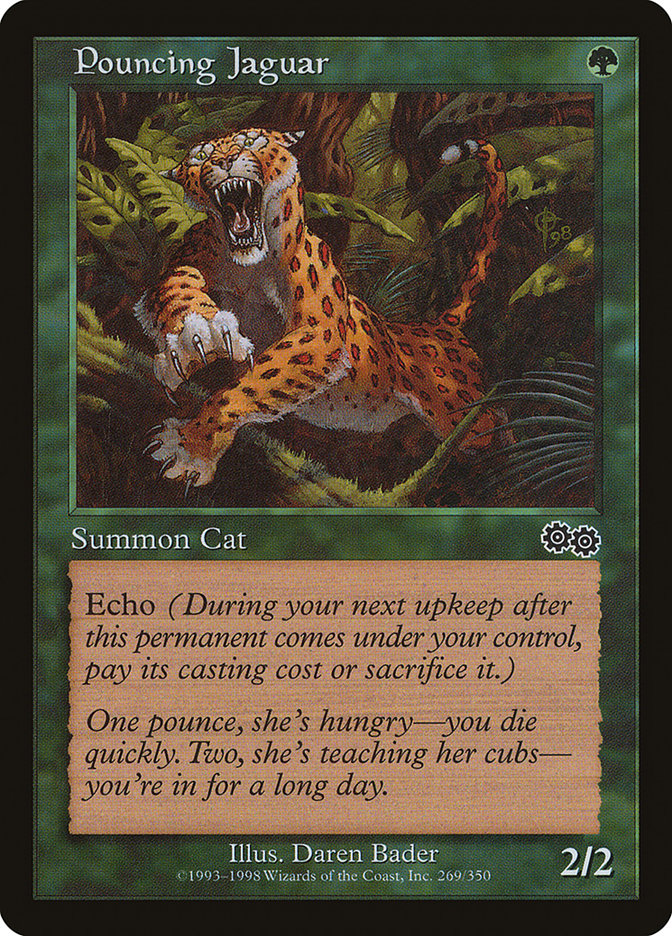 Pouncing Jaguar [Urza's Saga] | GrognardGamesBatavia