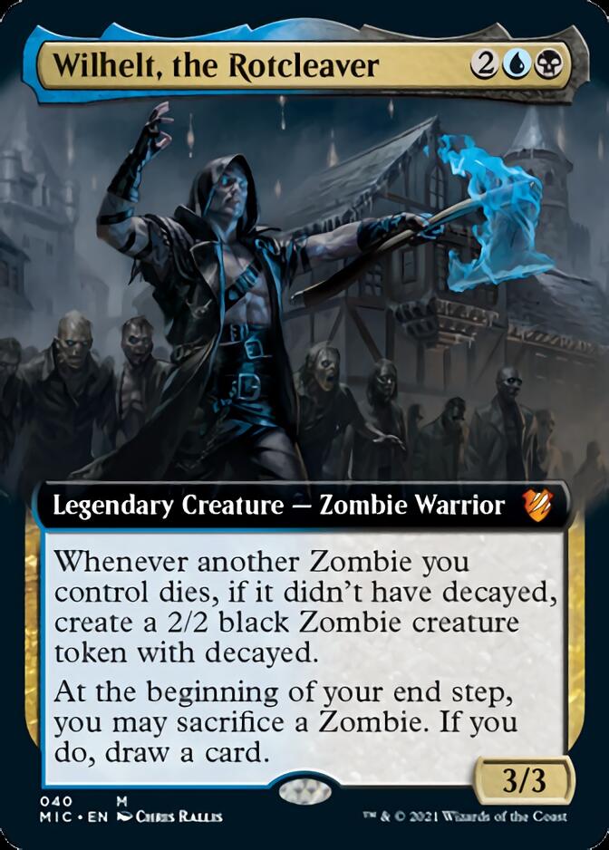 Wilhelt, the Rotcleaver (Extended Art) [Innistrad: Midnight Hunt Commander] | GrognardGamesBatavia