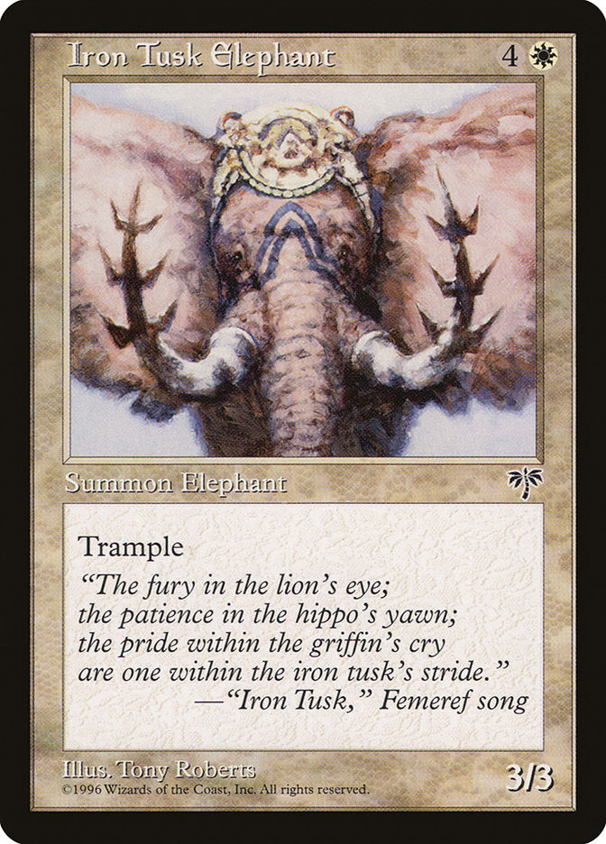 Iron Tusk Elephant [Mirage] | GrognardGamesBatavia