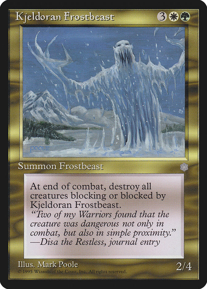 Kjeldoran Frostbeast [Ice Age] | GrognardGamesBatavia