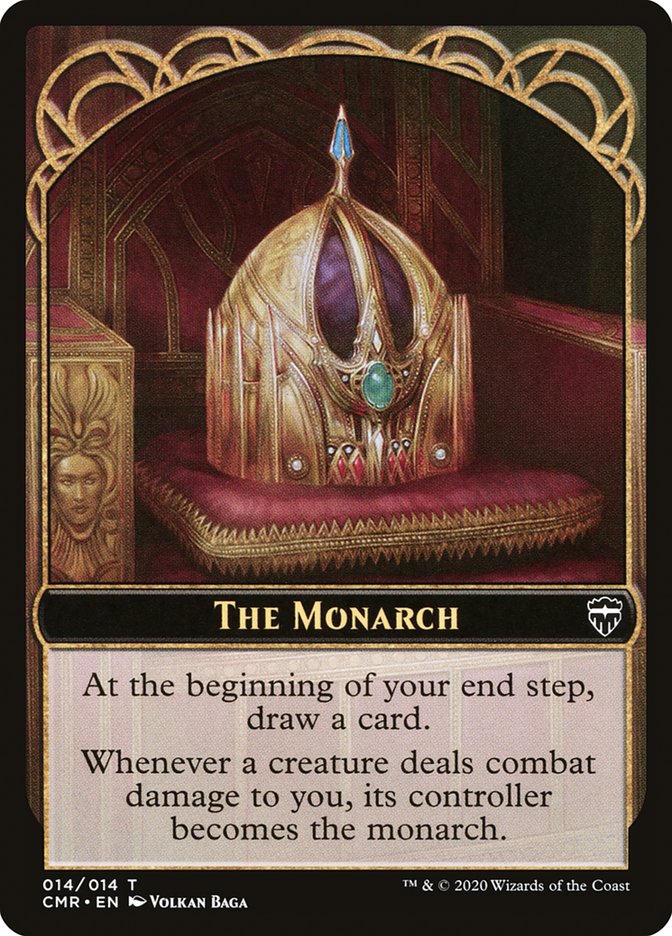 The Monarch Token [Commander Legends Tokens] | GrognardGamesBatavia