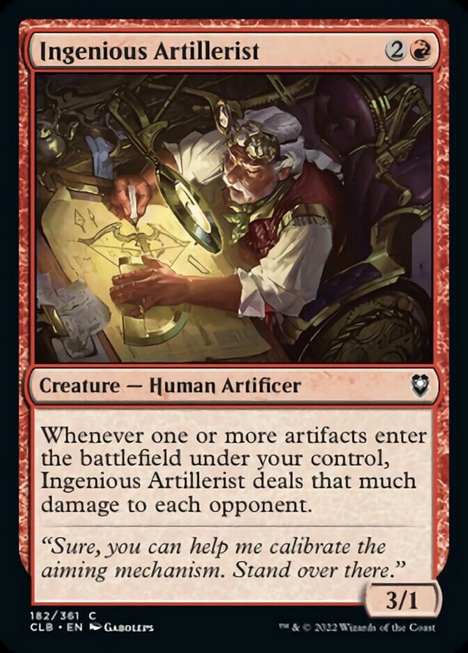 Ingenious Artillerist [Commander Legends: Battle for Baldur's Gate] | GrognardGamesBatavia