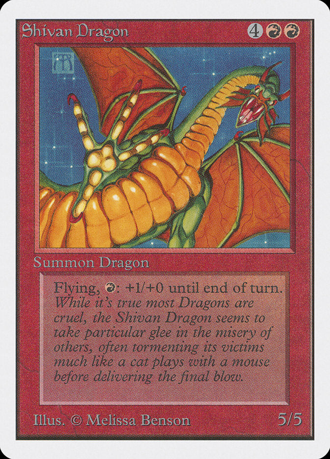 Shivan Dragon [Unlimited Edition] | GrognardGamesBatavia