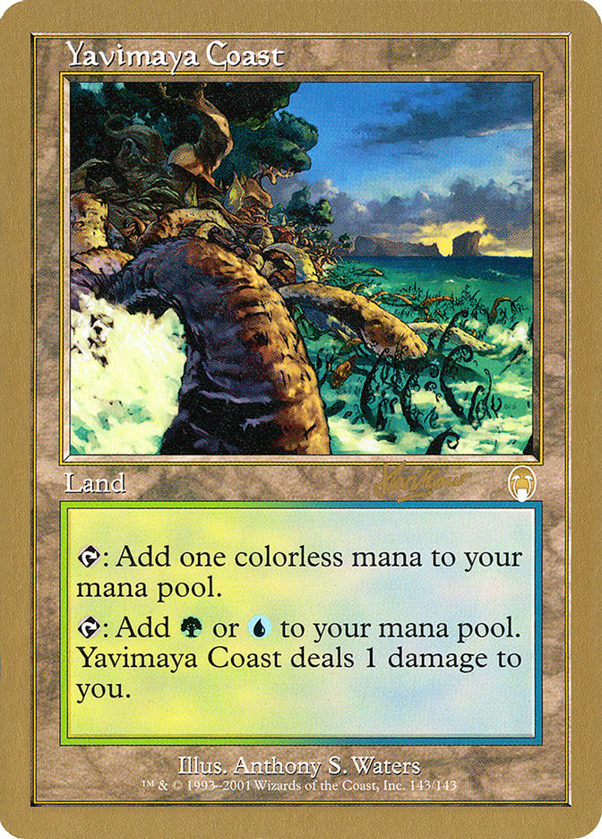 Yavimaya Coast (Sim Han How) [World Championship Decks 2002] | GrognardGamesBatavia