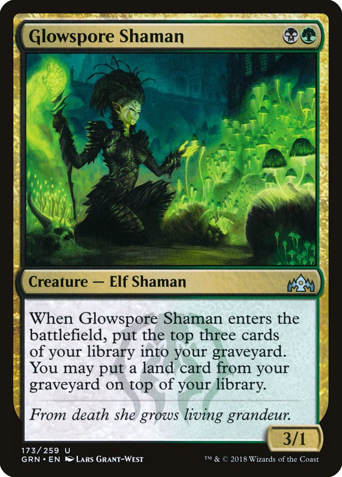 Glowspore Shaman [Guilds of Ravnica] | GrognardGamesBatavia