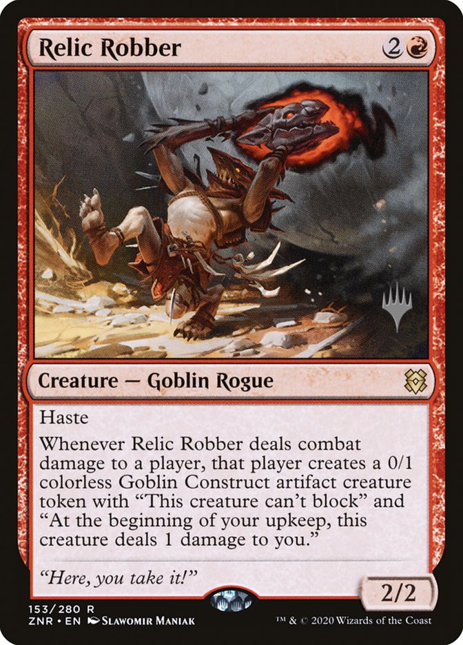 Relic Robber (Promo Pack) [Zendikar Rising Promos] | GrognardGamesBatavia