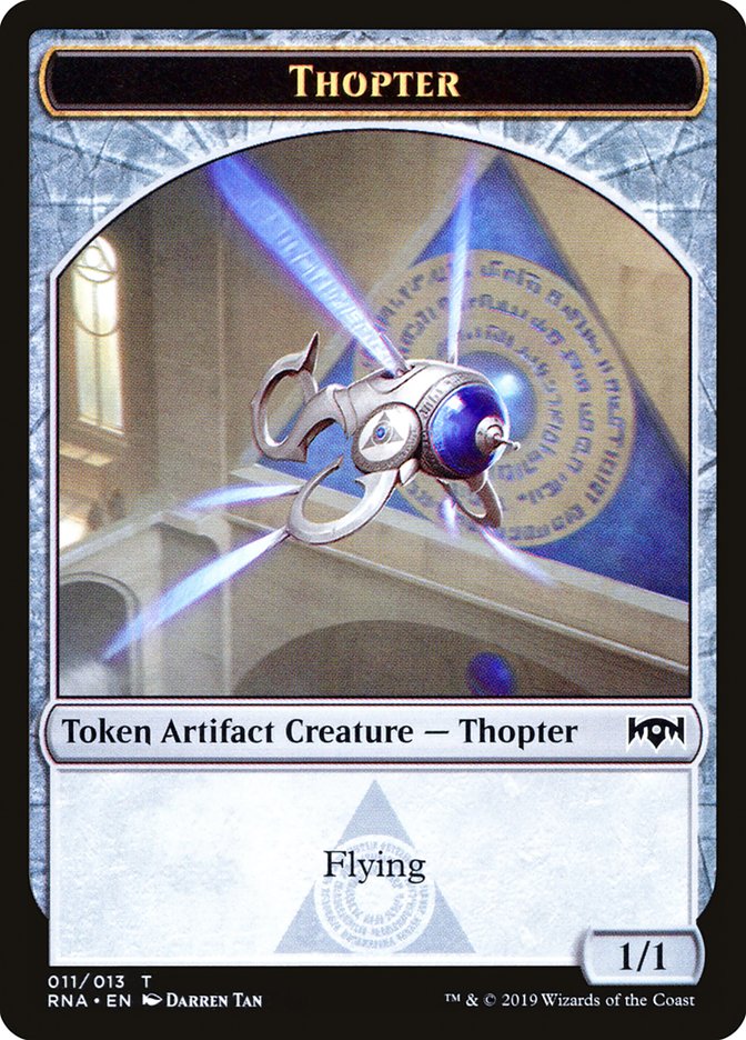 Thopter Token [Ravnica Allegiance Tokens] | GrognardGamesBatavia