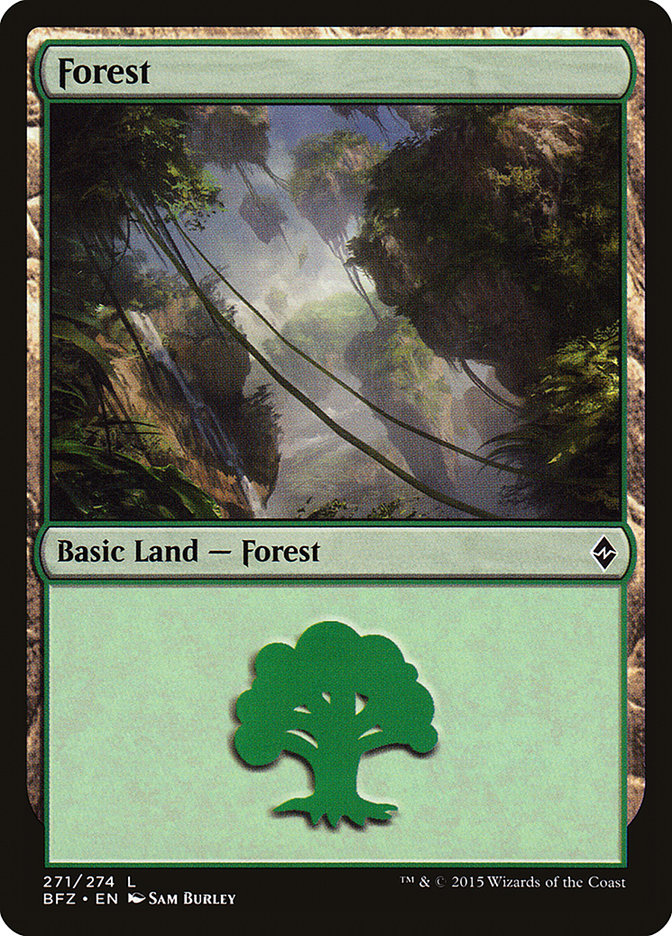 Forest (271a) [Battle for Zendikar] | GrognardGamesBatavia