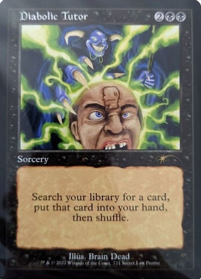 Diabolic Tutor (Retro) [Secret Lair Drop Promos] | GrognardGamesBatavia