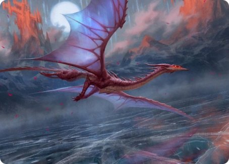 Manaform Hellkite Art Card [Innistrad: Crimson Vow Art Series] | GrognardGamesBatavia