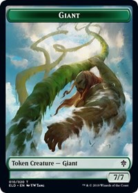 Giant // Food (17) Double-Sided Token [Throne of Eldraine Tokens] | GrognardGamesBatavia