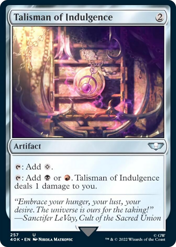 Talisman of Indulgence [Universes Beyond: Warhammer 40,000] | GrognardGamesBatavia