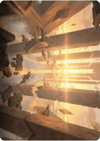 Skyclave Basilica Art Card [Zendikar Rising Art Series] | GrognardGamesBatavia