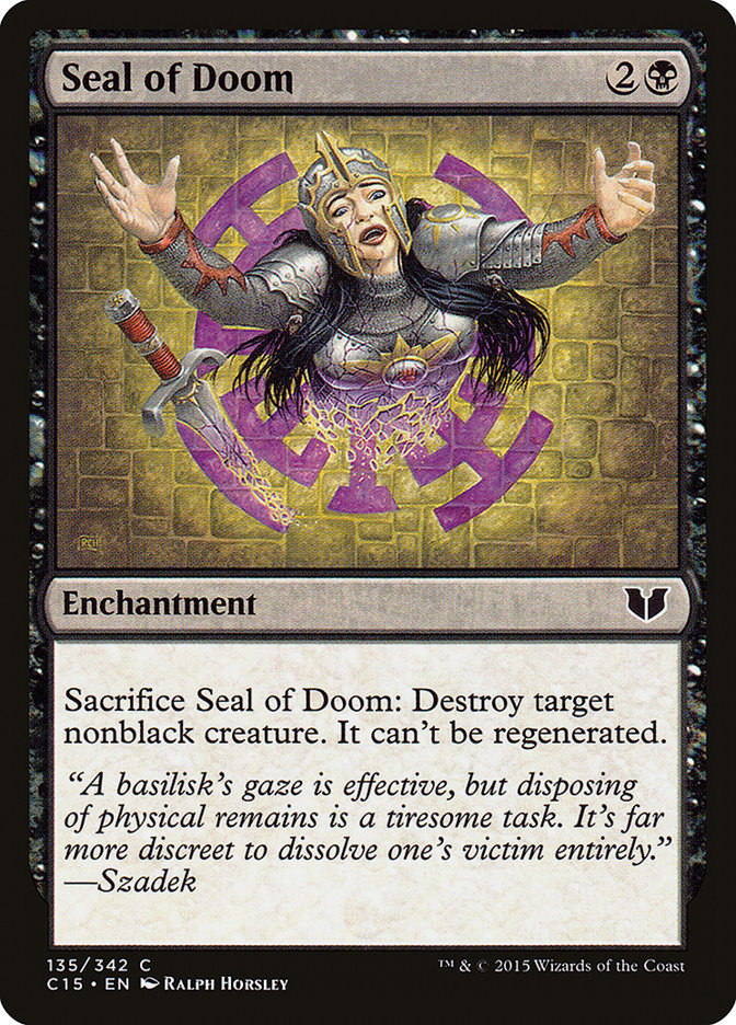 Seal of Doom [Commander 2015] | GrognardGamesBatavia