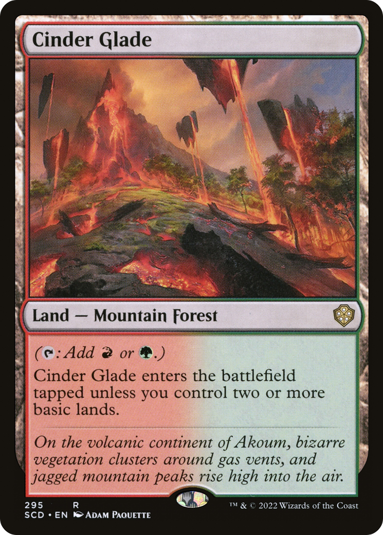 Cinder Glade [Starter Commander Decks] | GrognardGamesBatavia