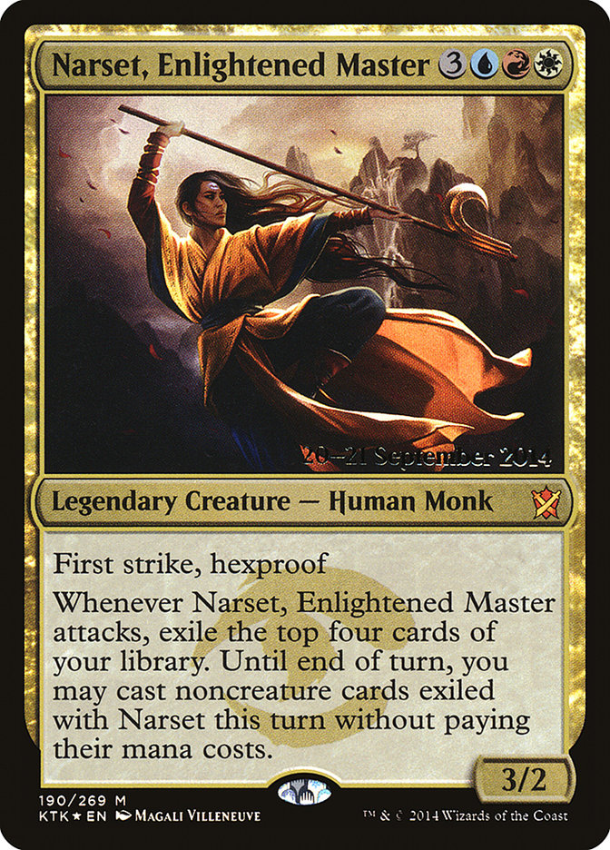 Narset, Enlightened Master [Khans of Tarkir Prerelease Promos] | GrognardGamesBatavia