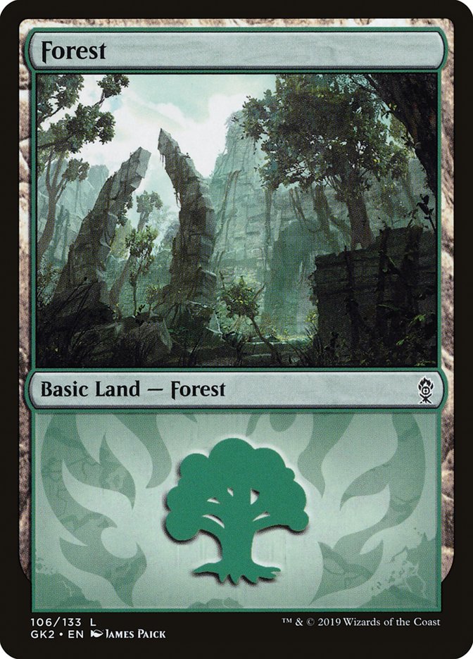 Forest (106) [Ravnica Allegiance Guild Kit] | GrognardGamesBatavia