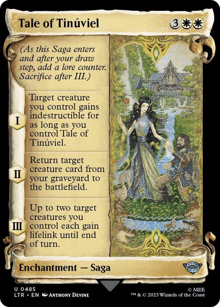 Tale of Tinuviel [The Lord of the Rings: Tales of Middle-Earth Showcase Scrolls] | GrognardGamesBatavia