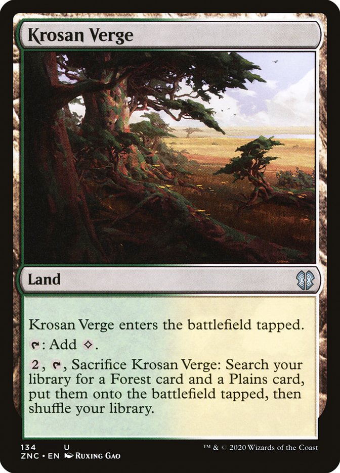 Krosan Verge [Zendikar Rising Commander] | GrognardGamesBatavia