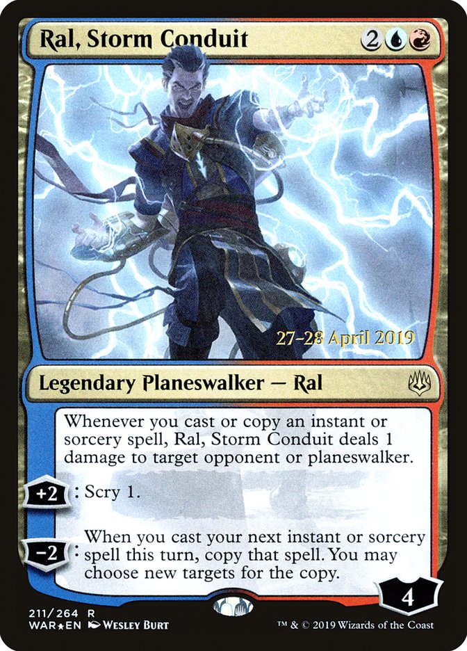 Ral, Storm Conduit [War of the Spark Prerelease Promos] | GrognardGamesBatavia