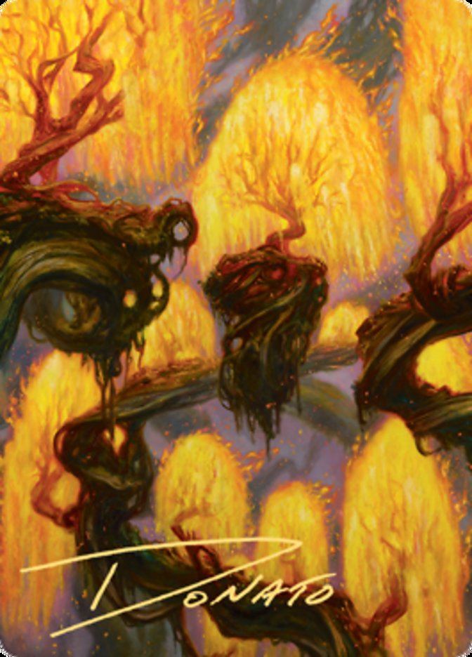 Grove of the Burnwillows Art Card (Gold-Stamped Signature) [Zendikar Rising Art Series] | GrognardGamesBatavia