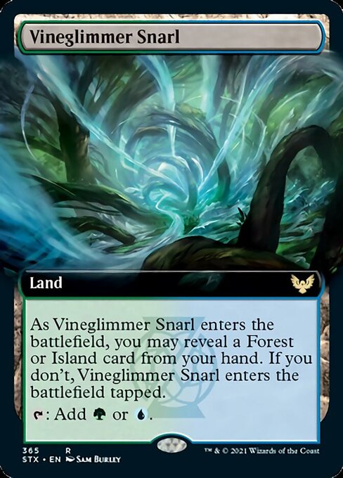 Vineglimmer Snarl (Extended Art) [Strixhaven: School of Mages] | GrognardGamesBatavia