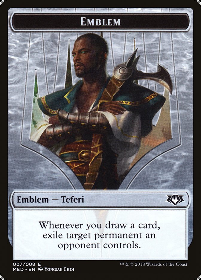 Teferi, Hero of Dominaria Emblem [Mythic Edition Tokens] | GrognardGamesBatavia