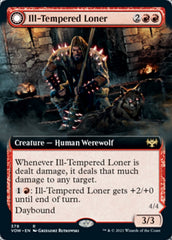 Ill-Tempered Loner // Howlpack Avenger (Extended Art) [Innistrad: Crimson Vow] | GrognardGamesBatavia