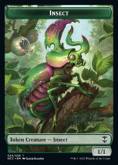 Ogre // Insect Double-Sided Token [Streets of New Capenna Commander Tokens] | GrognardGamesBatavia