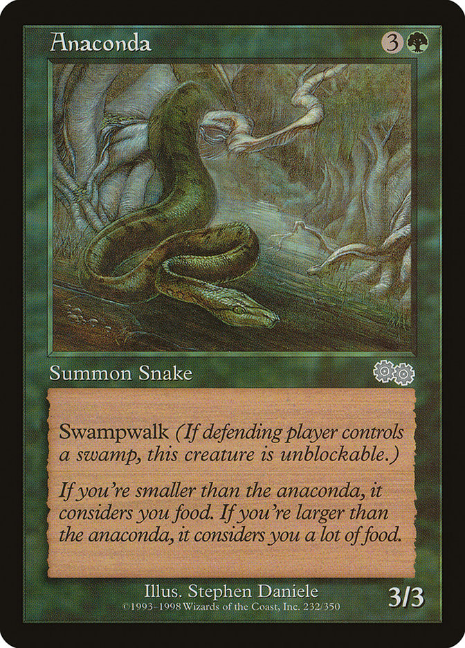 Anaconda [Urza's Saga] | GrognardGamesBatavia