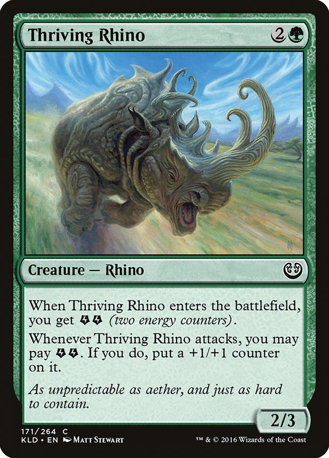 Thriving Rhino [Kaladesh] | GrognardGamesBatavia