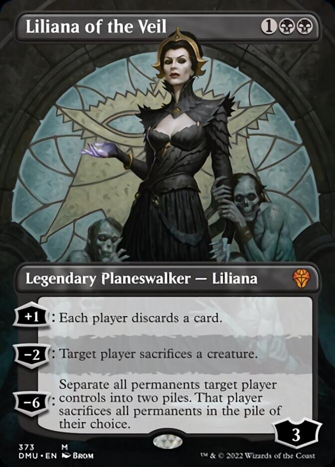 Liliana of the Veil (Borderless) [Dominaria United] | GrognardGamesBatavia