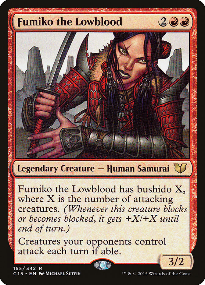 Fumiko the Lowblood [Commander 2015] | GrognardGamesBatavia