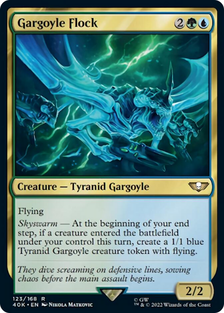 Gargoyle Flock (Surge Foil) [Universes Beyond: Warhammer 40,000] | GrognardGamesBatavia