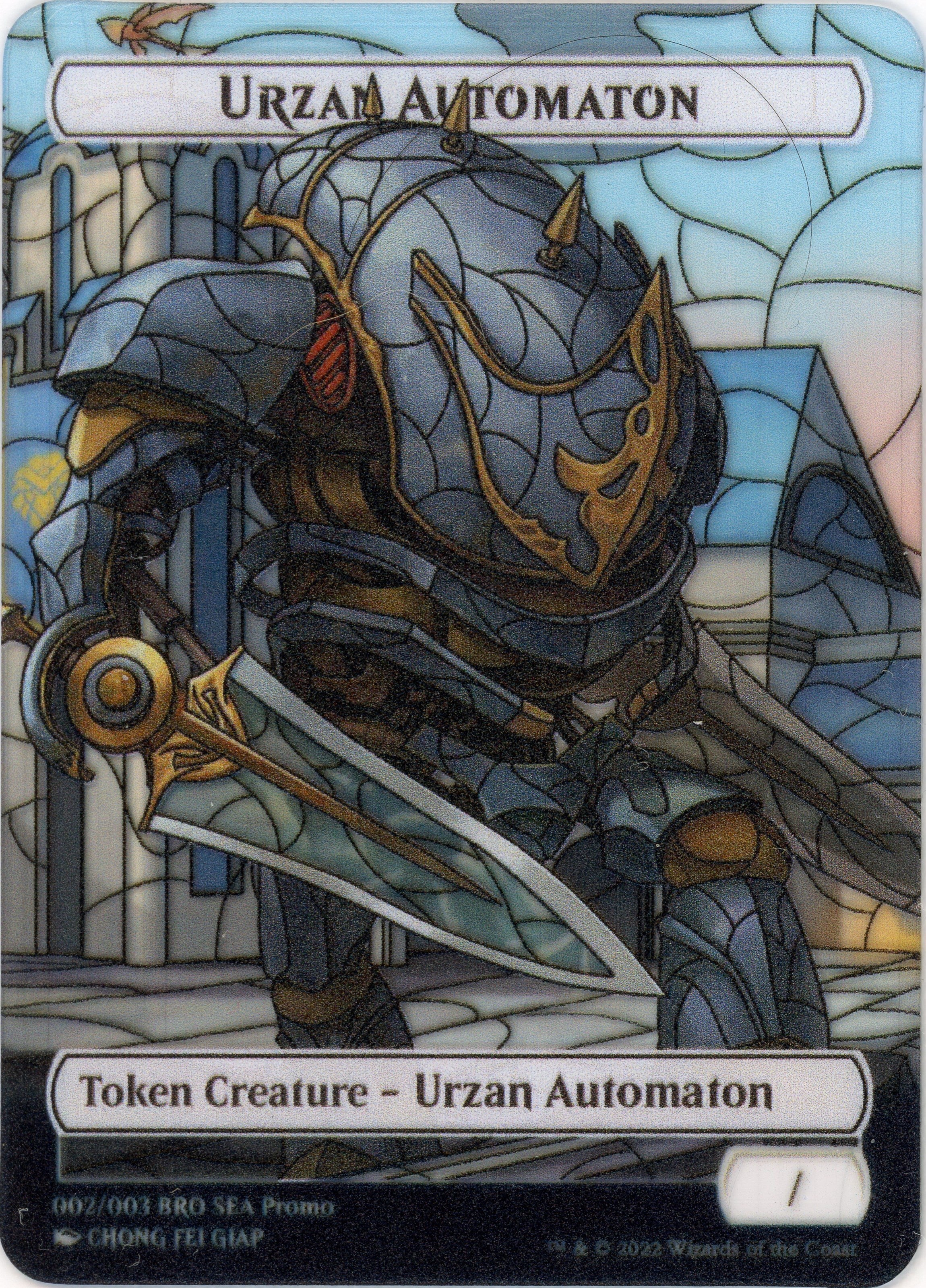 Urzan Automaton Token (SEA Exclusive) [The Brothers' War Tokens] | GrognardGamesBatavia