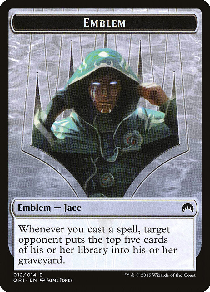 Jace, Telepath Unbound Emblem [Magic Origins Tokens] | GrognardGamesBatavia