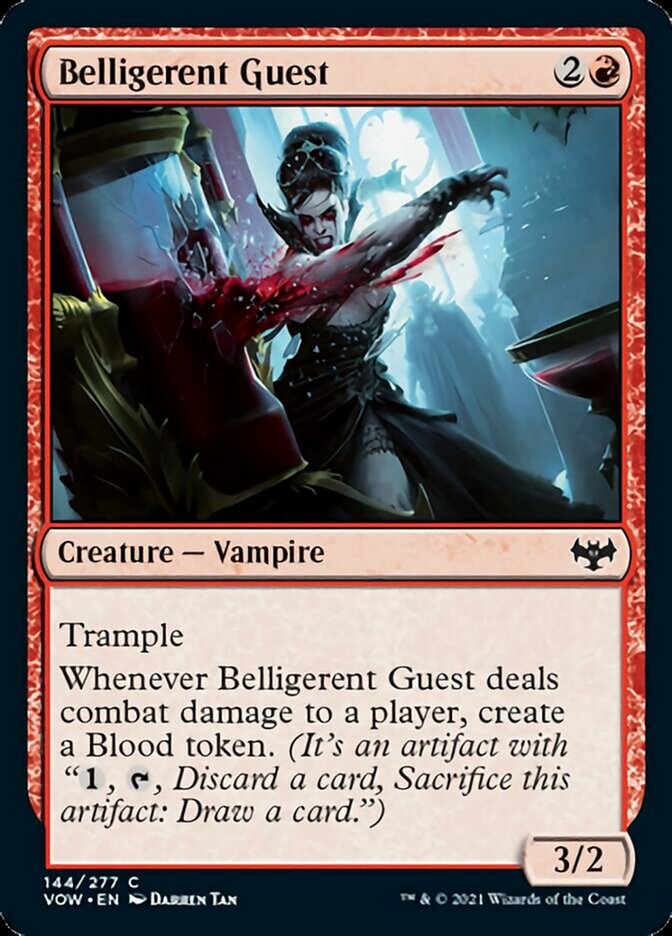 Belligerent Guest [Innistrad: Crimson Vow] | GrognardGamesBatavia