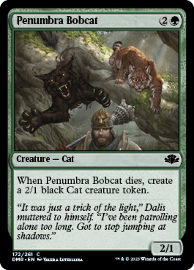 Penumbra Bobcat [Dominaria Remastered] | GrognardGamesBatavia