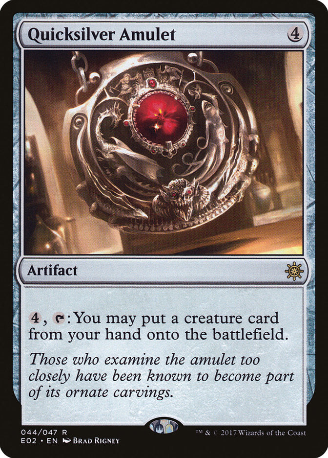 Quicksilver Amulet [Explorers of Ixalan] | GrognardGamesBatavia