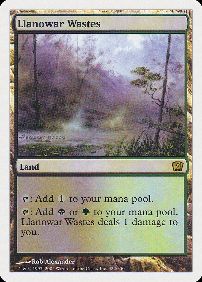 Llanowar Wastes [Ninth Edition] | GrognardGamesBatavia