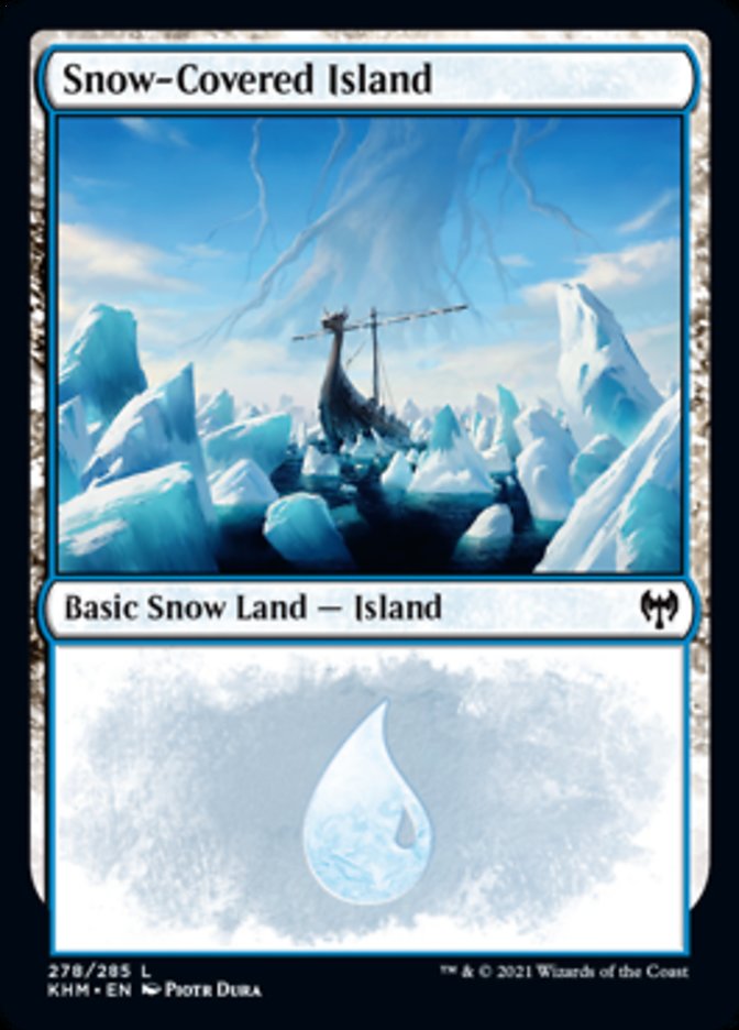 Snow-Covered Island (278) [Kaldheim] | GrognardGamesBatavia