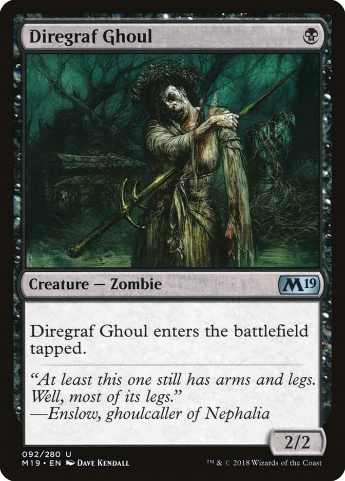 Diregraf Ghoul [Core Set 2019] | GrognardGamesBatavia