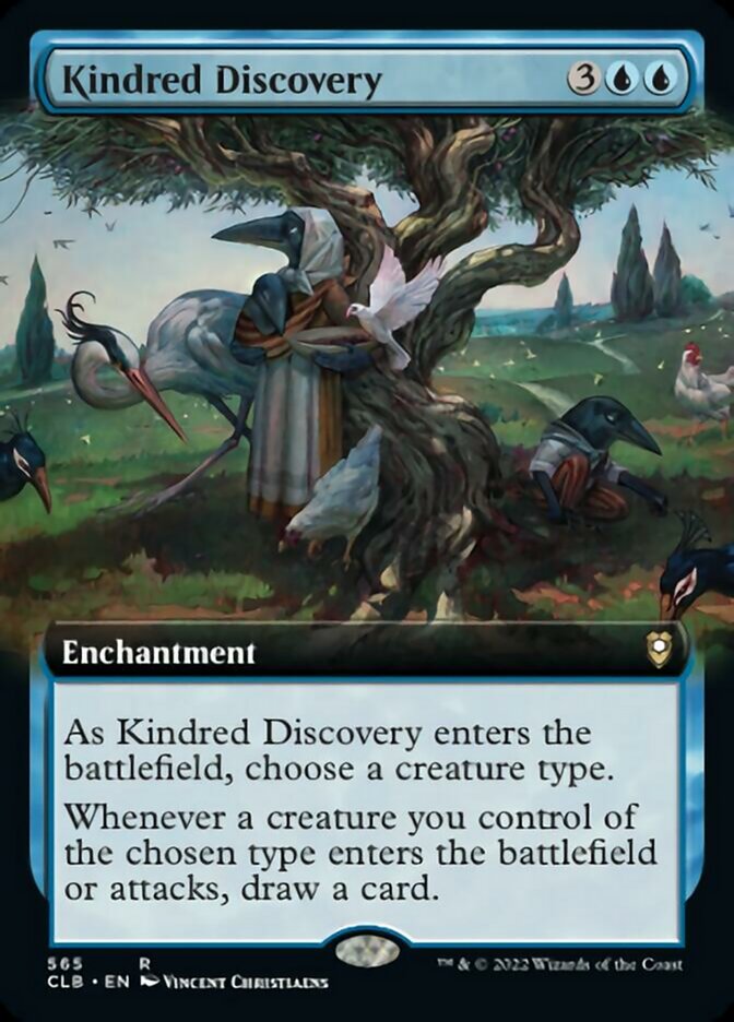 Kindred Discovery (Extended Art) [Commander Legends: Battle for Baldur's Gate] | GrognardGamesBatavia