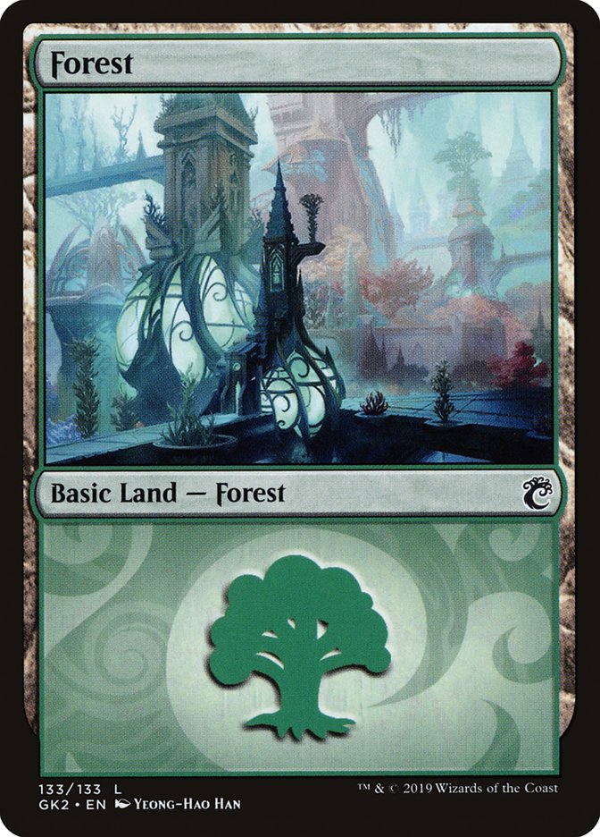 Forest (133) [Ravnica Allegiance Guild Kit] | GrognardGamesBatavia