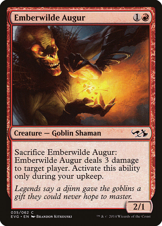 Emberwilde Augur (Elves vs. Goblins) [Duel Decks Anthology] | GrognardGamesBatavia