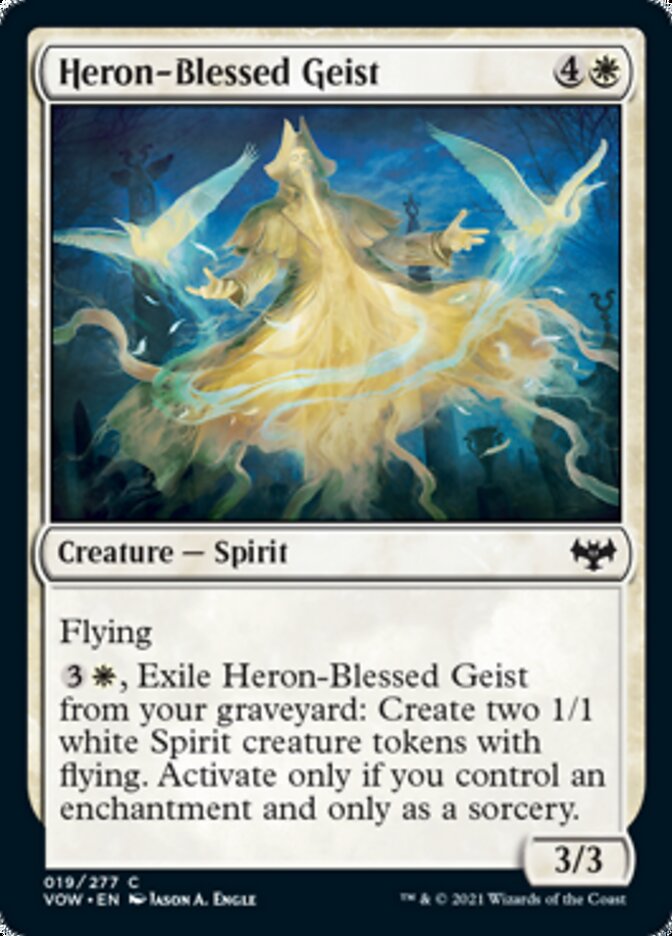 Heron-Blessed Geist [Innistrad: Crimson Vow] | GrognardGamesBatavia