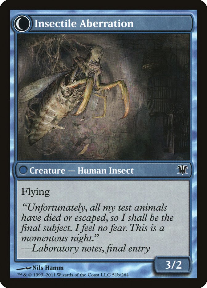 Delver of Secrets // Insectile Aberration [Innistrad] | GrognardGamesBatavia