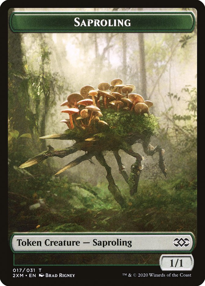 Saproling Token [Double Masters Tokens] | GrognardGamesBatavia