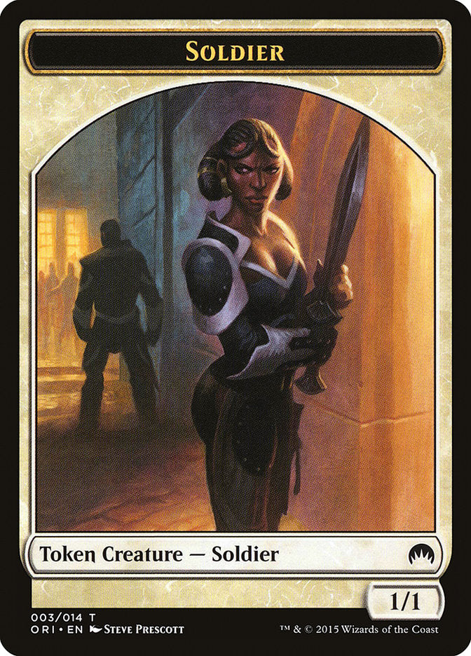 Soldier Token [Magic Origins Tokens] | GrognardGamesBatavia